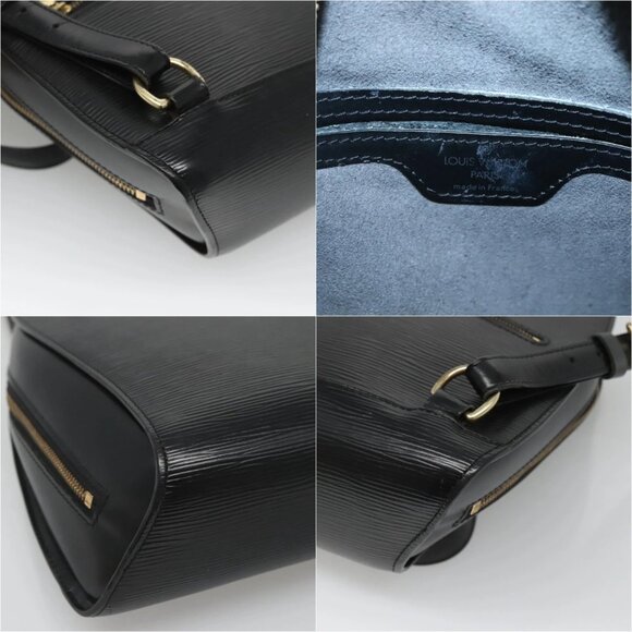 LOUIS VUITTON Epi Mabillon Backpack Black M52232 LV Auth - Picture 13 of 15